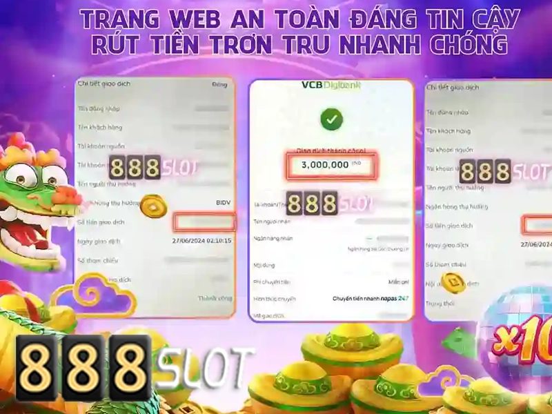 Các Mẫu Game Slot Đỉnh Cao Tại 888slot